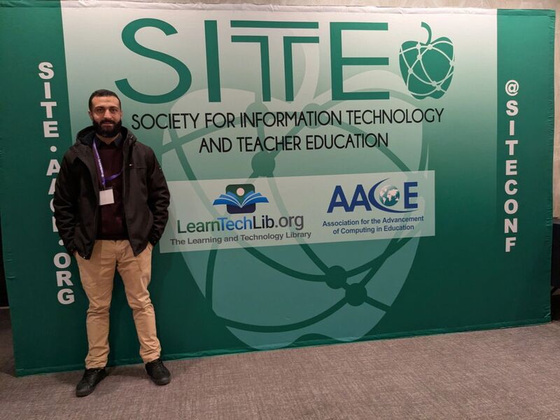 Qusai Tweissi presenting at SITE 2026